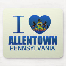 I Love Allentown, PA Mousemat