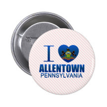 I Love Allentown, PA Pin