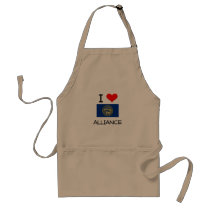 I Love Alliance Nebraska Aprons