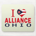 I love Alliance, Ohio Mouse Pad