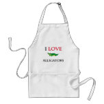 I Love Alligators Apron