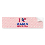 I Love Alma, Georgia bumper stickers