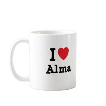 I love Alma heart T-Shirt Mug