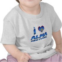 I love Alma, New York Tshirts
