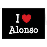 I love Alonso heart custom personalised