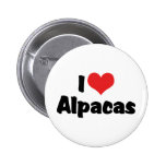 I Love Alpacas Button