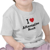 I love Alternative Rock heart custom personalised