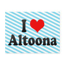 I Love Altoona, United States Post Card