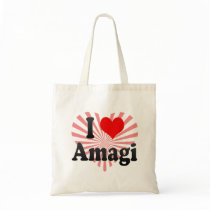 I Love Amagi, Japan Canvas Bag