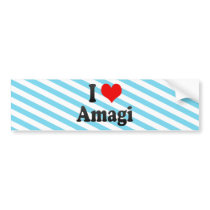 I Love Amagi, Japan Bumper Sticker