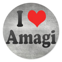 I Love Amagi, Japan Sticker