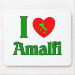 I Love Amalfi Italy Mouse Pads