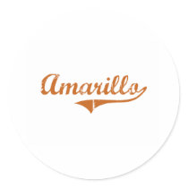I Love Amarillo Texas Stickers