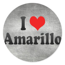 I Love Amarillo, United States Stickers