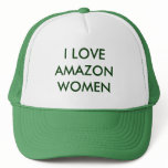 I LOVE AMAZON WOMEN hats