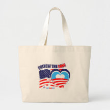 I love America - Elect Obama Now Bags
