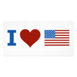 I Love America photo cards