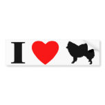 I Love American Eskimos Bumper Sticker bumper stickers