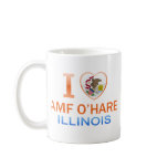 I Love AMF O'Hare, IL Mug