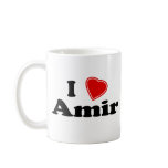 I Love Amir mugs