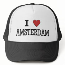 I Love Amsterdam Hats