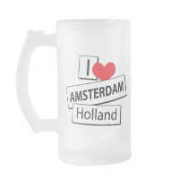 I Love Amsterdam Holland Mug