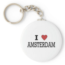 I Love Amsterdam Key Chain
