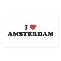I Love Amsterdam Netherlands Sticker