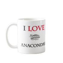I Love Anacondas Coffee Mugs