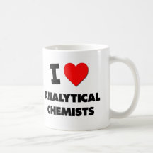 I Love Analytical Chemists Coffee Mug