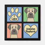 I Love Anatolian Shepherds Fridge Magnets