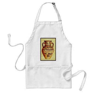 I love Ancient Pottery Apron by junglewalkcom