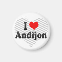 I Love Andijon, Uzbekistan Refrigerator Magnet