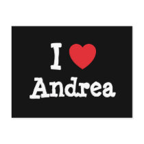 I love Andrea heart custom personalised