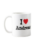 I love Andreas heart custom personalised mugs