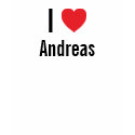 I love Andreas t-shirts