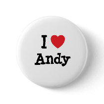 I love Andy heart custom personalised