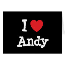 I love Andy heart custom personalised