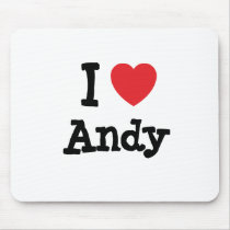 I love Andy heart custom personalised
