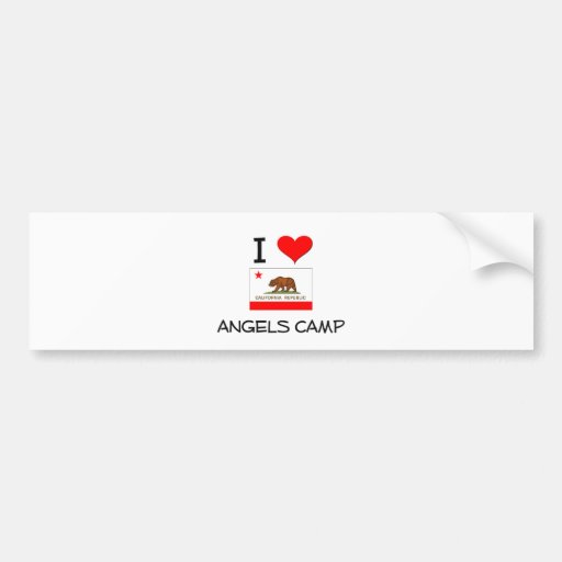I Love ANGELS CAMP California Bumper Sticker