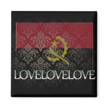 I love Angola Cool Fridge Magnet