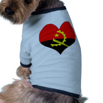 I Love Angola Doggie Shirt