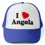 I Love Angola hats