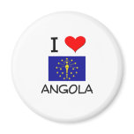 I Love ANGOLA Indiana magnets