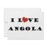 I Love Angola invitations