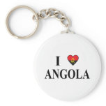 I Love Angola Keychains