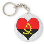 I Love Angola Key Chains