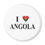 I Love Angola Magnet