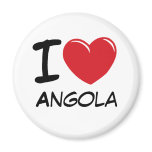 I Love Angola magnets