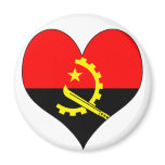 I Love Angola Magnets
